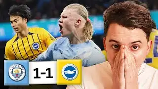 MAN CITY BOTTLE IT!  CITY 1-1 BRIGHTON