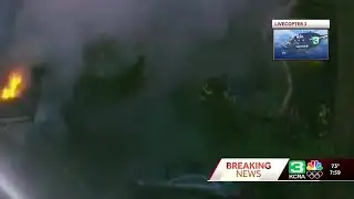 Man detained after trying to enter burning Folsom home