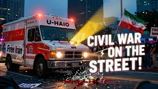 Man Drives U-Haul Truck Into Iranian Protest, On Video