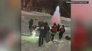 Man falls through icy pond while trying to take a selfie