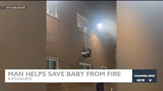 Man helps save baby from fire