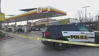 Man in critical condition after being randomly shot at gas station
