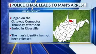 Man in custody after multi-agency police chase in Marion County
