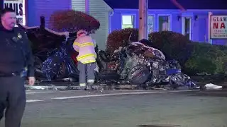 Man killed, 4 others hurt in violent crash
