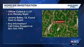 Man killed in Vicksburg shooting