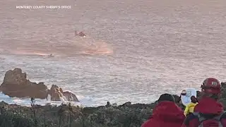 Man missing after 3 swept into ocean on CA coastline days after child was lost on same beach