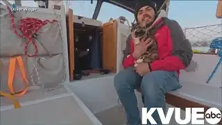 Man returns to land after sailing for 24 days