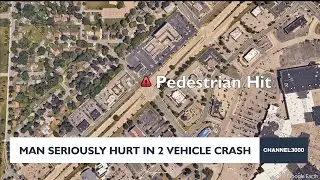 Man seriously injured after crash