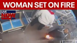 Man sets woman on fire on Chicago train "terrorist attack"