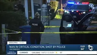 Man shot by Escondido police officer