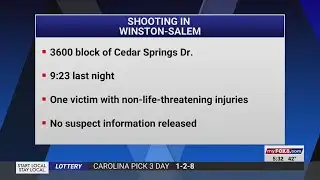 Man shot on Cedar Springs Drive in Winston-Salem
