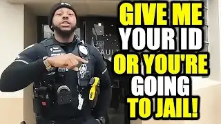 Man STANDS UP To Cops Demanding ID / This Got Bad Really Fast!