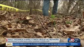 Man stumbles onto remains of missing man