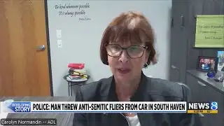 Man throws antisemitic flyers from car in South Haven
