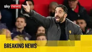 Man United sack head coach Ruben Amorim | Sky News coverage