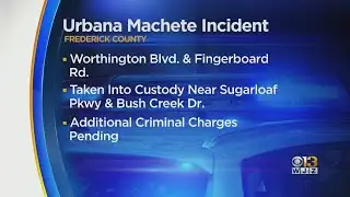 Man Waving Machete Arrested By Authorities In Urbana
