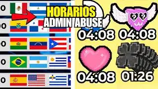 MAÑANA MEGA ADMIN ABUSE de TACOS *CONFIRMADO* HORARIOS 😱 Roba un Brainrot