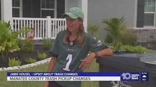 Manatee County residents adjust to new once-a-week trash pickup system