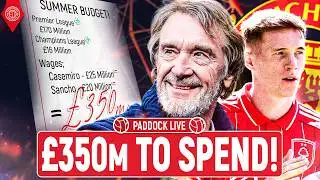 Manchester United Plan For HUGE Summer Spending Spree?! | Paddock LIVE
