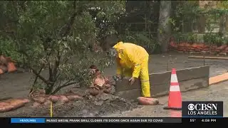 Mandatory Evacuation Order Issued For Bond Fire Burn Scar Areas