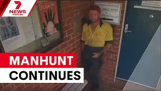 Manhunt intensifies for accused triple killer | 7NEWS