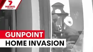 Manhunt underway after violent Clyde North home invasion | 7NEWS