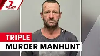 Manhunt underway for Lake Cargelligo triple killer | 7NEWS