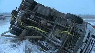 Manitoba drivers face snowy, treacherous highways