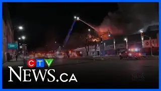 Manwin Hotel destroyed by fire