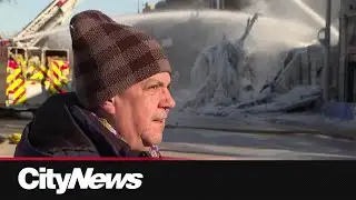 Manwin Hotel in Winnipeg burns down