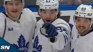 Maple Leafs Score Two Power Play Goals In 31 Seconds To Take Lead vs. Oilers