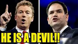 Marco Rubio GOES MAD As Rand Paul INSULTS Him Live In Congress!