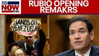 Marco Rubio interrupted by protester during opening remarks on Venezuela