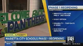 Marietta City Schools phase 1 reopening