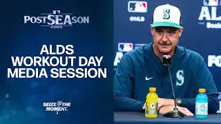 Mariners ALDS Workout Day News Conference