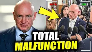 Mark Kelly PANICS As Reporter CORNERS Him With One Simple Question