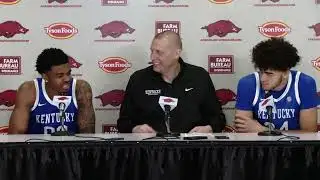 Mark Pope, players postgame press conference: Kentucky 85, Arkansas 77