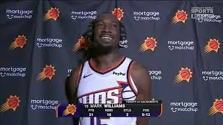 Mark Williams Postgame Interview with Tom Chambers and Tom Leander | Phoenix Suns