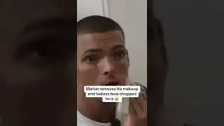 Marlon removes his makeup😭 #marlon #mar3lg #relatable