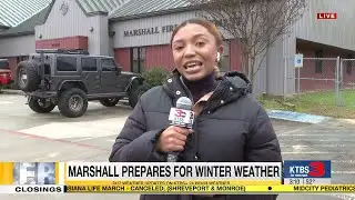 Marshall Prepares for Winter Weather