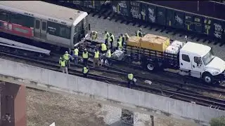 MARTA service still suspended at some stations after train derails on bridge