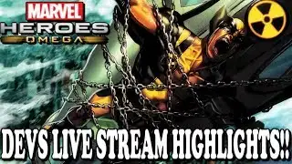 Marvel Heroes Omega News PS4/Xbox!!! Developer Live stream Highlights!!