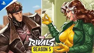 Marvel Rivals Reveals Official Gambit & Rogue Preview 