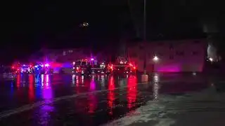 Massive apartment complex fire | WATCH