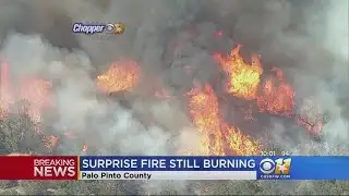 Massive Brush Fires Burn In North Texas