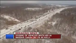 Massive crash shuts down I-75