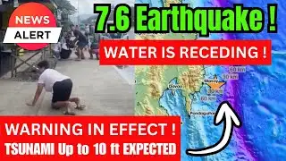 Massive Earthquake strikes the Philippines - Building Collapses and Strong Tsunami Warning !
