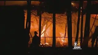 Massive Fire Destroys Warehouse In Rockland