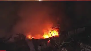 Massive flames destroy home in South Jersey