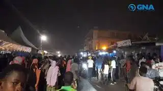 Massive jubilation by NDC supporters in Asawase